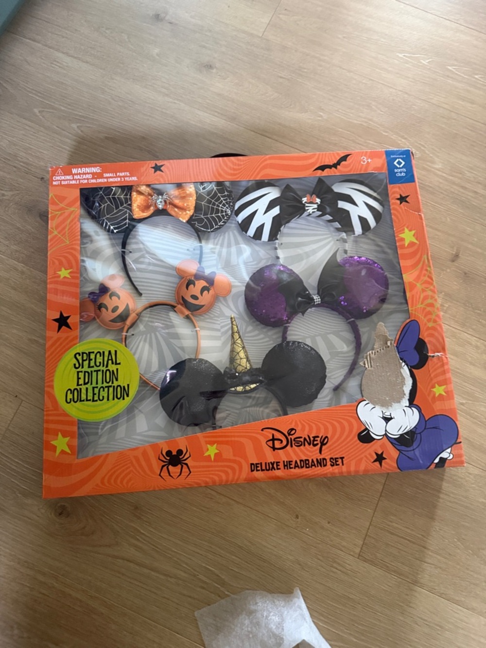 Disney Kids Orange Halloween Deluxe Headband Set members mark 2024